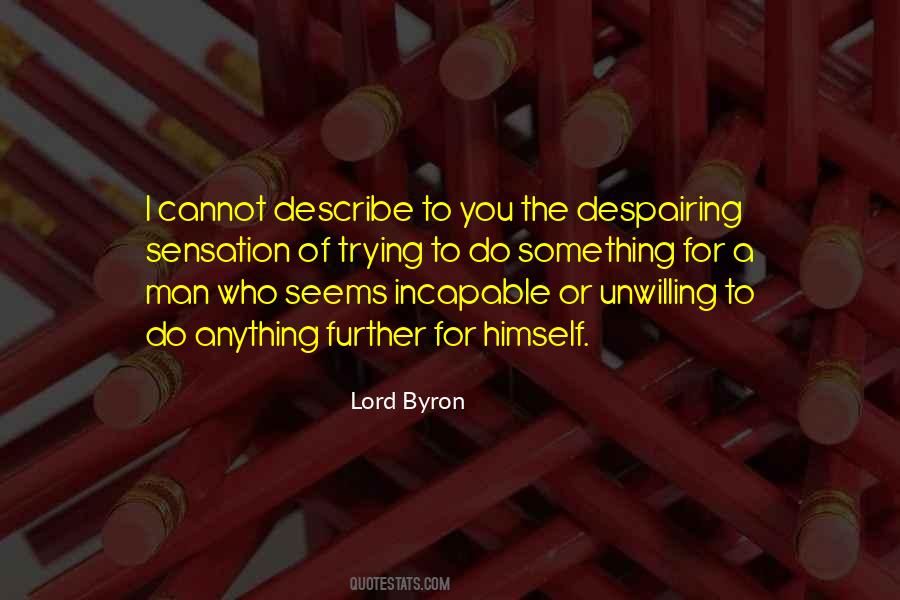 Quotes About Not Despairing #138866