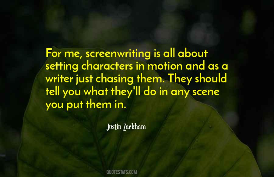 Screenwriting's Quotes #1261693