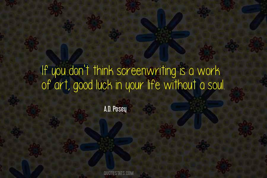 Screenwriting's Quotes #781327