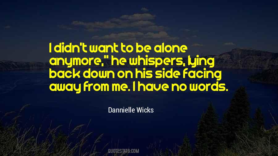 Quotes About I Want To Be Alone #105020