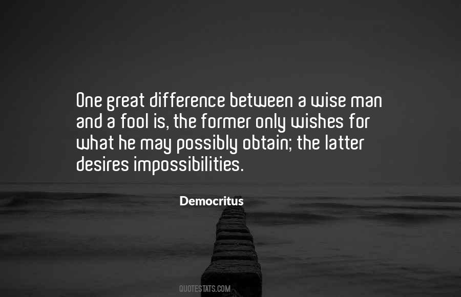 Quotes About A Wise Man And A Fool #1001065