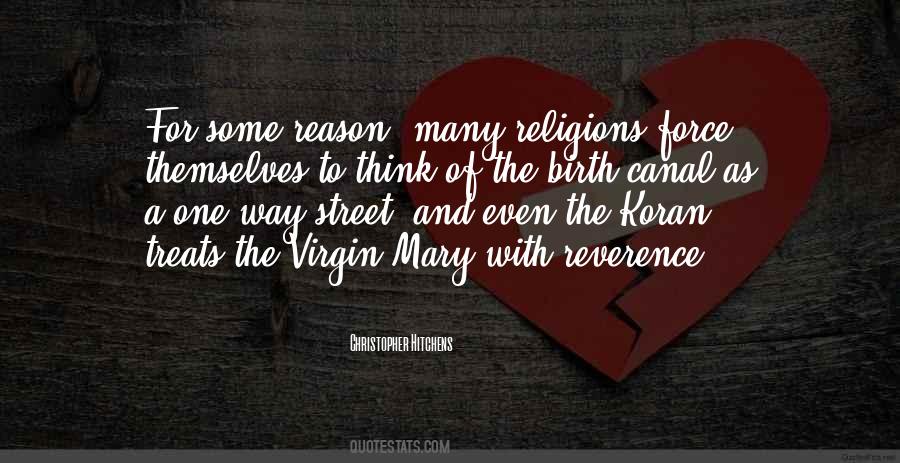 Quotes About Virgin Birth #1789025