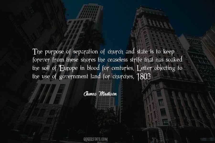 Quotes About Separation Of Church And State #107613