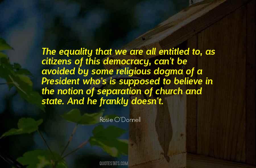 Quotes About Separation Of Church And State #1245498
