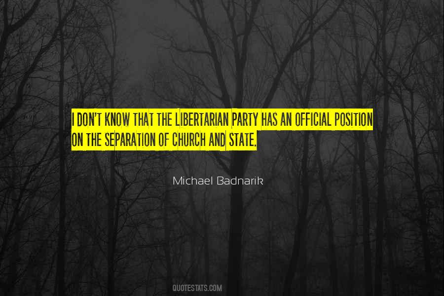Quotes About Separation Of Church And State #1364728