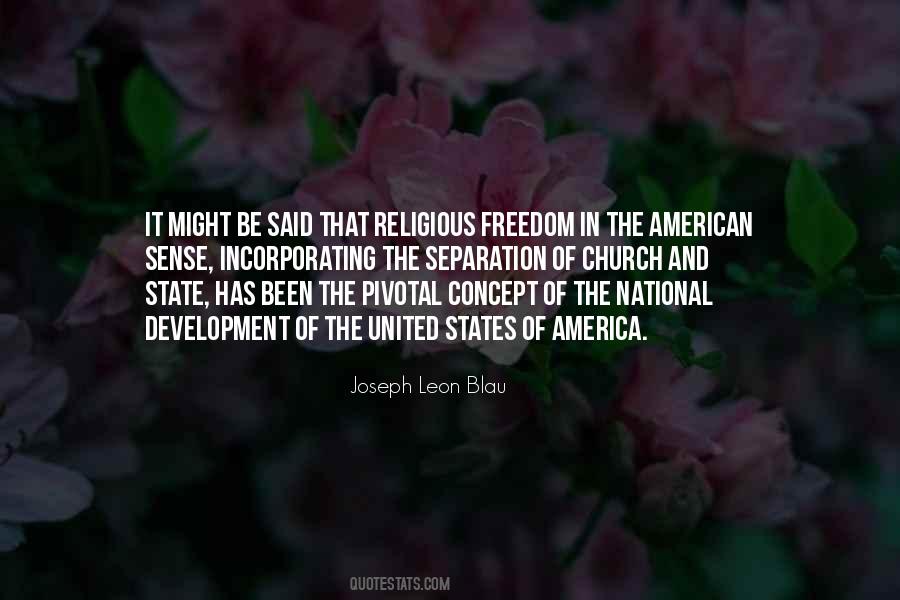 Quotes About Separation Of Church And State #1669209