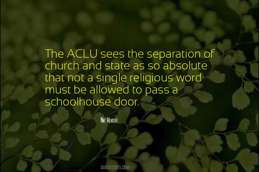 Quotes About Separation Of Church And State #1740682