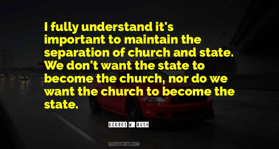 Quotes About Separation Of Church And State #1749426