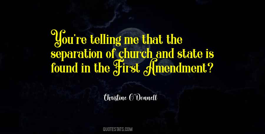 Quotes About Separation Of Church And State #1758254