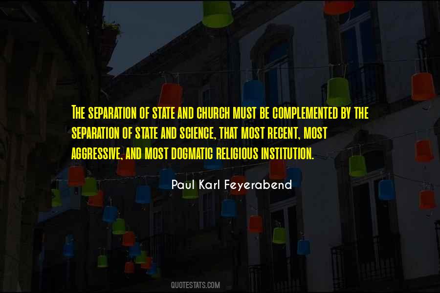 Quotes About Separation Of Church And State #658682