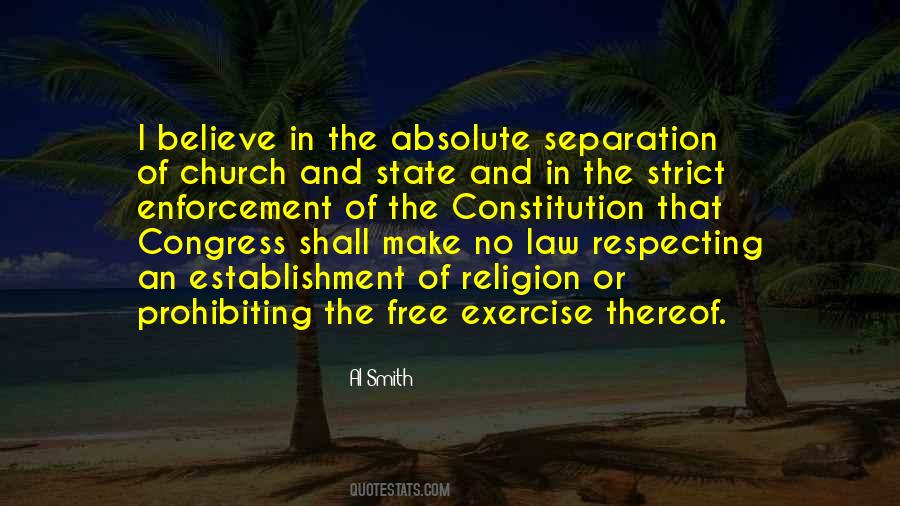 Quotes About Separation Of Church And State #674928