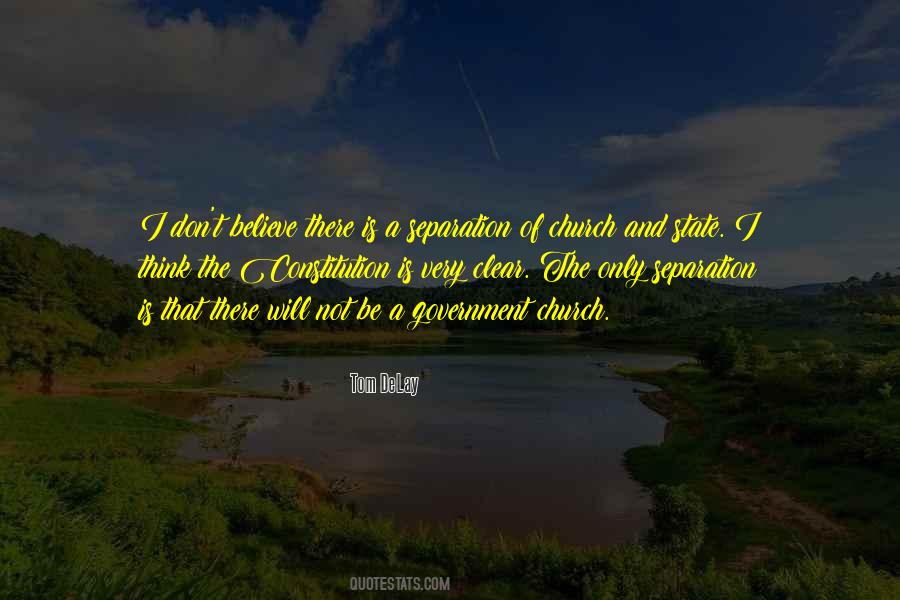 Quotes About Separation Of Church And State #958348