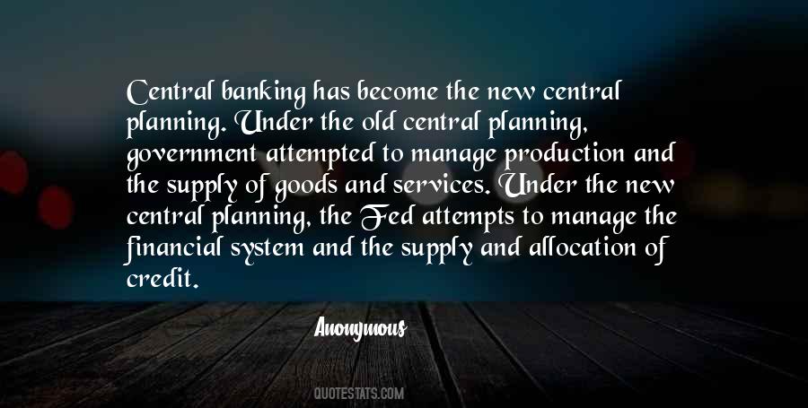 Quotes About Central Banking #1200233