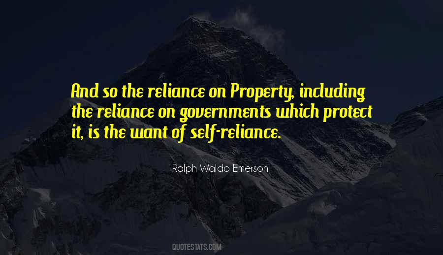 Quotes About Reliance #975921