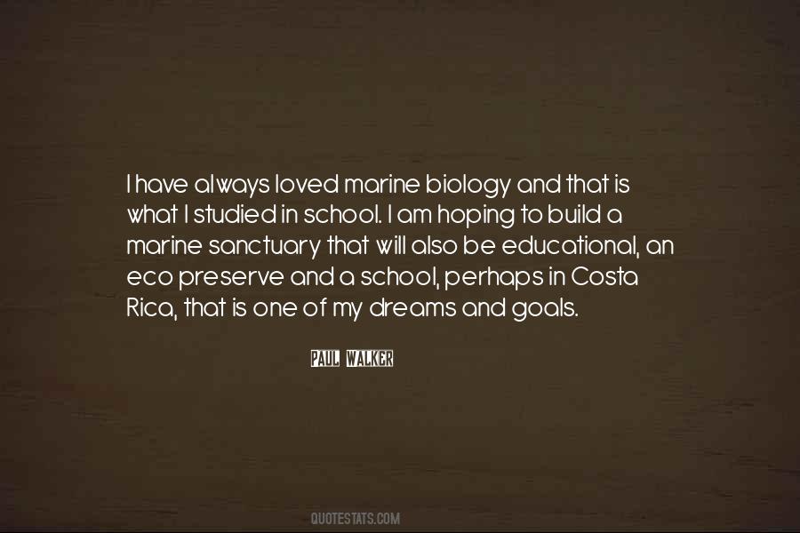 Quotes About Marine Biology #1226084