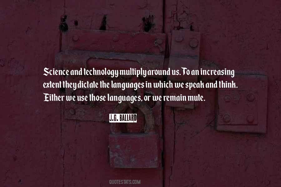 Quotes About Science And Technology #10160