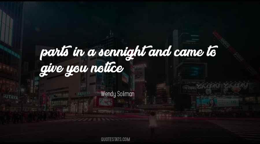 Sennight Quotes #332114
