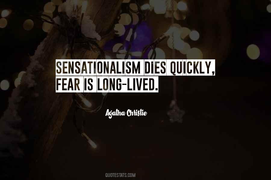 Sensationalism's Quotes #119670