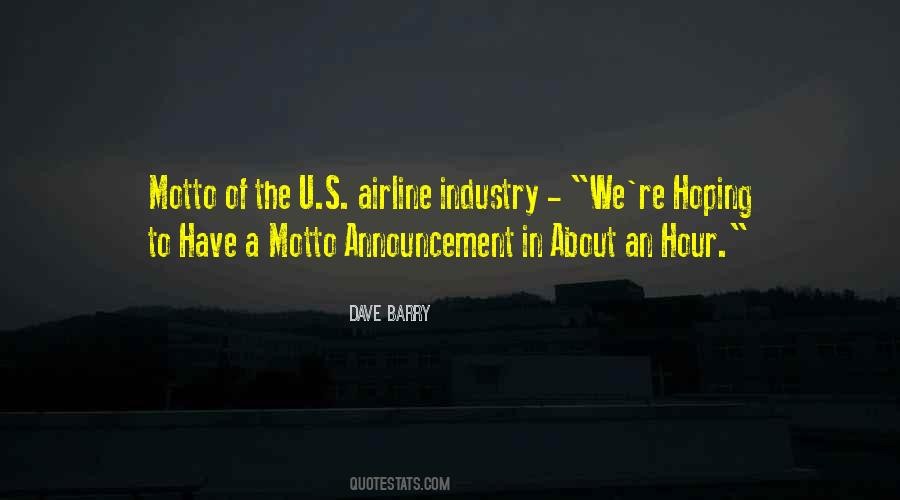 Quotes About Airline Industry #112010