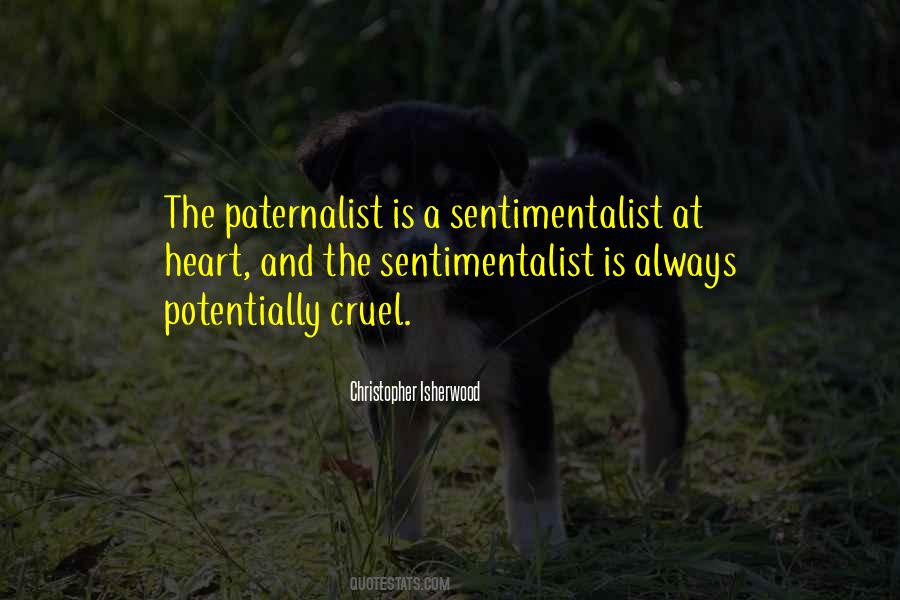 Sentimentalist's Quotes #130378