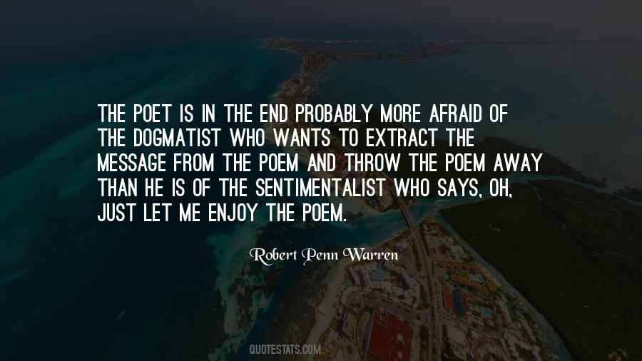 Sentimentalist's Quotes #961907