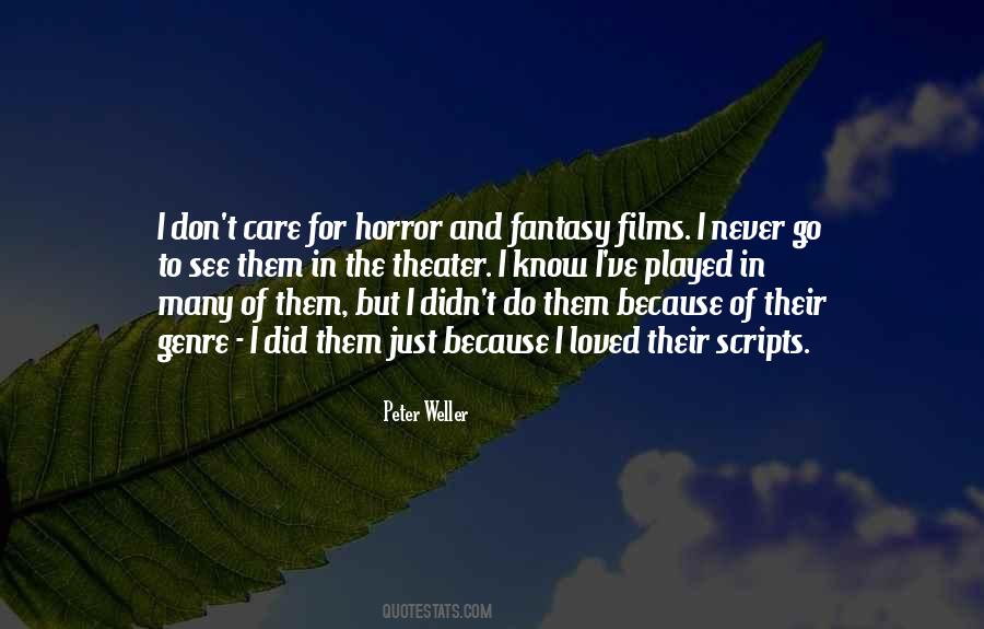 Quotes About The Fantasy Genre #1687344