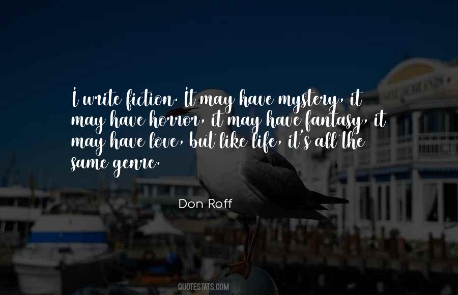 Quotes About The Fantasy Genre #170454