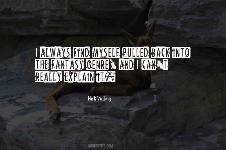Quotes About The Fantasy Genre #819722