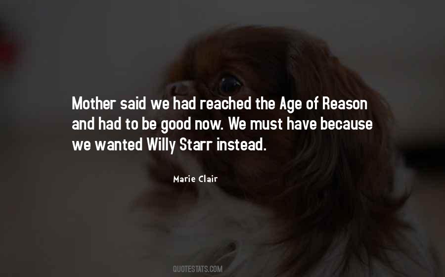 Quotes About The Age Of Reason #879428