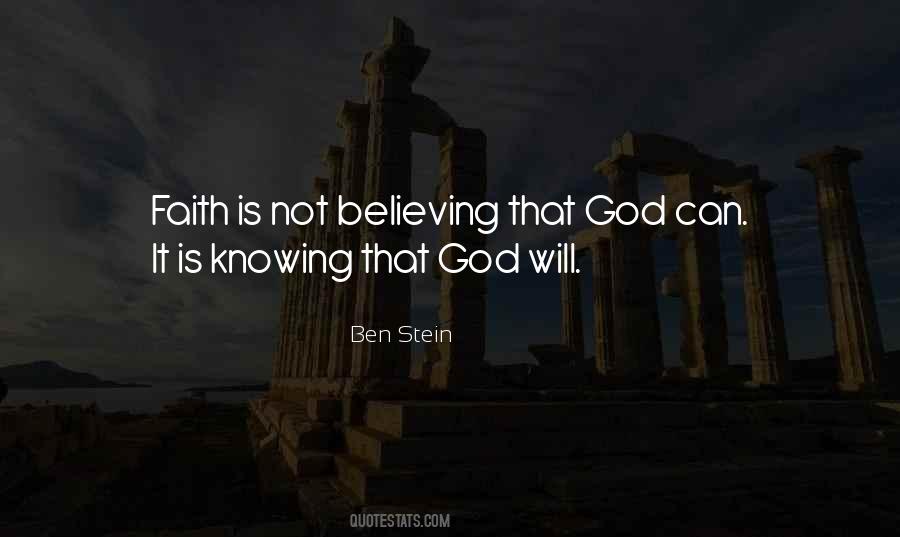 Quotes About Knowing God's Will #482287