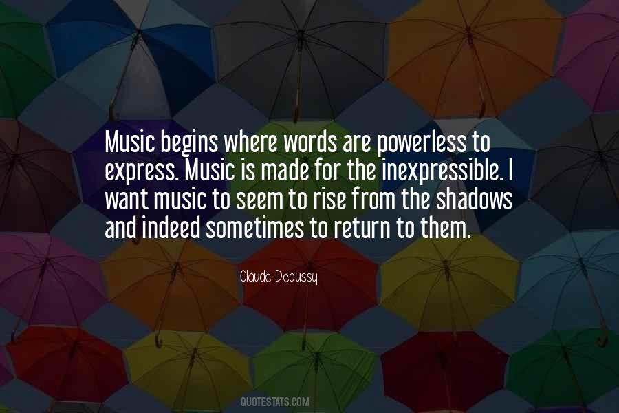 Quotes About Debussy #1599374