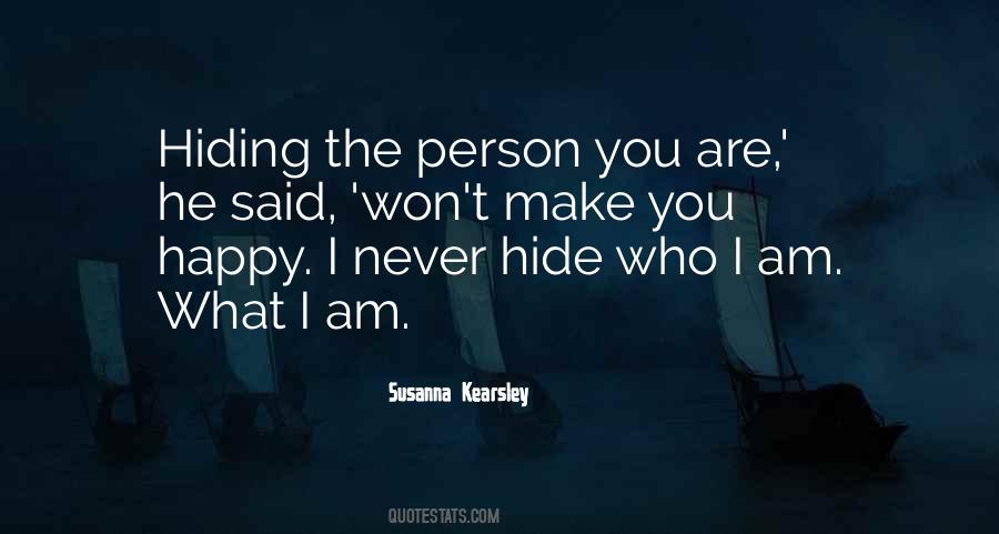 Quotes About The Person You Are #1688401