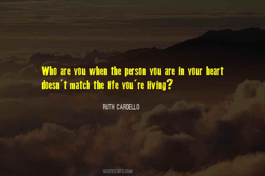 Quotes About The Person You Are #468320