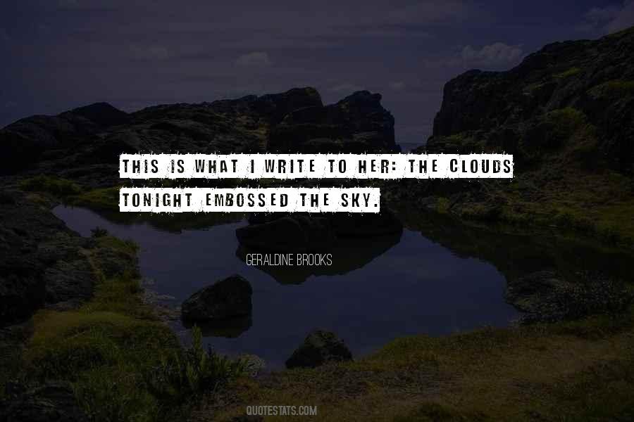 Quotes About Sky Clouds #472001