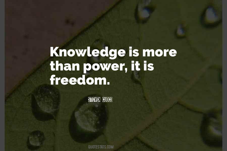 Quotes About The Power Of Knowledge #325162