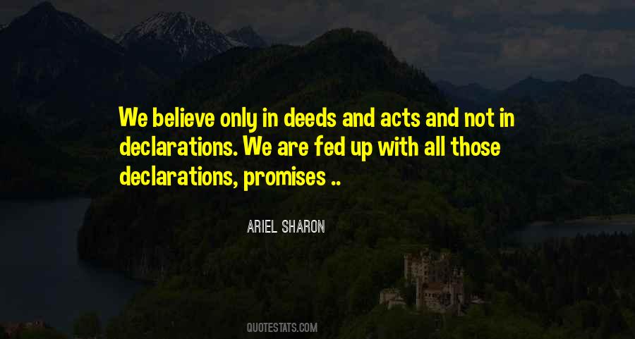 Quotes About Deeds #1842134