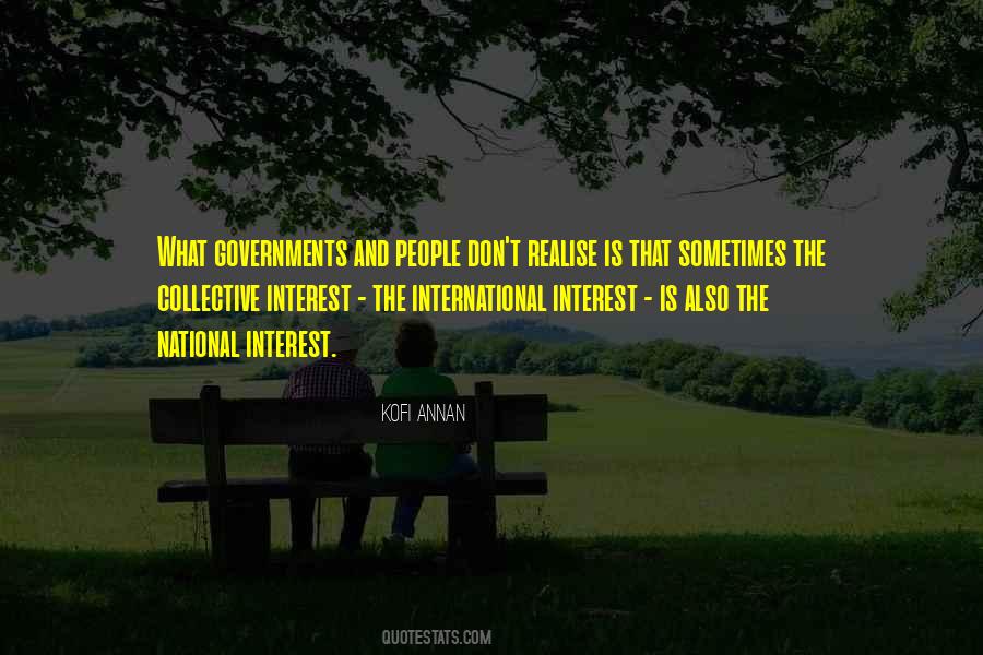 Quotes About National Interest #1396334