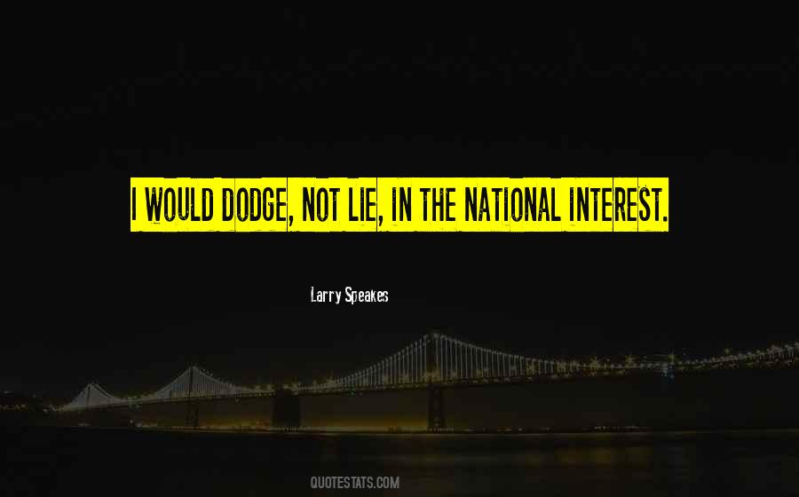 Quotes About National Interest #208006