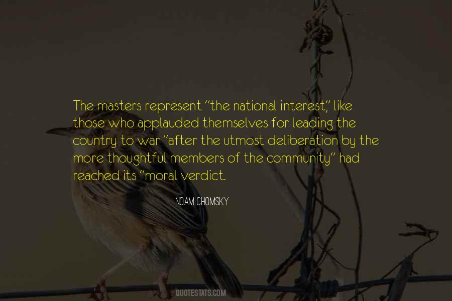 Quotes About National Interest #647094