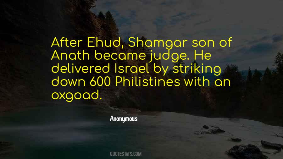 Shamgar Quotes #838998