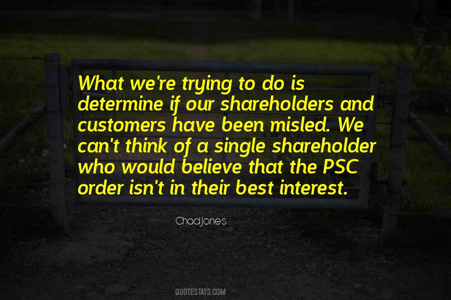 Shareholder Quotes #1337170