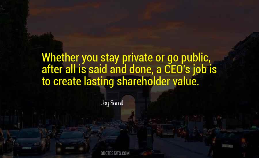 Shareholder Quotes #708294