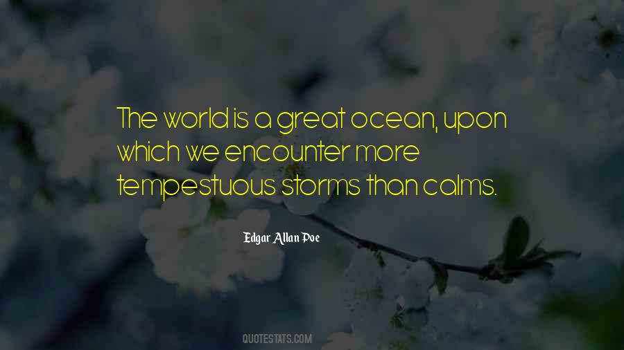 Quotes About Ocean Storms #138500