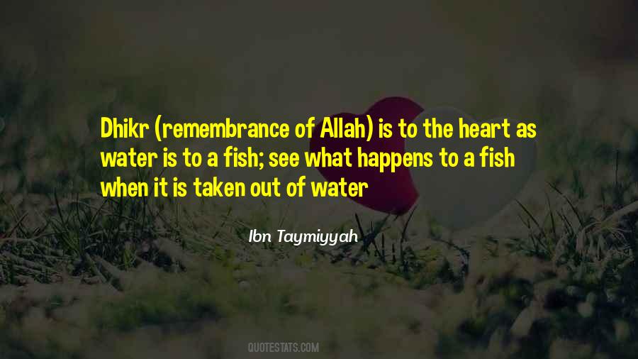 Quotes About Remembrance Of Allah #1476499