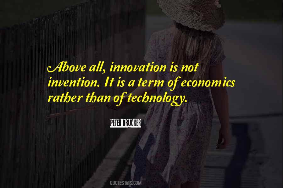 Quotes About Technology Innovation #1196736