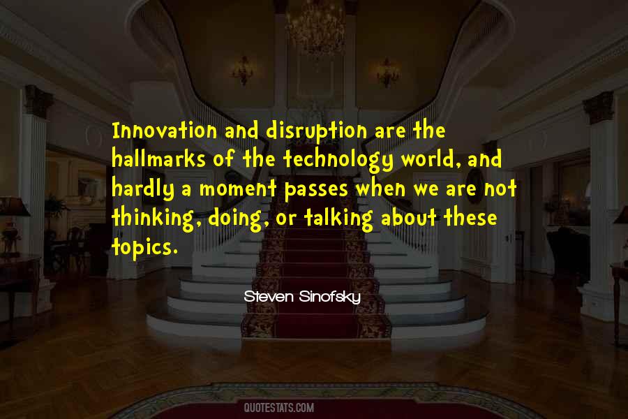 Quotes About Technology Innovation #1620968