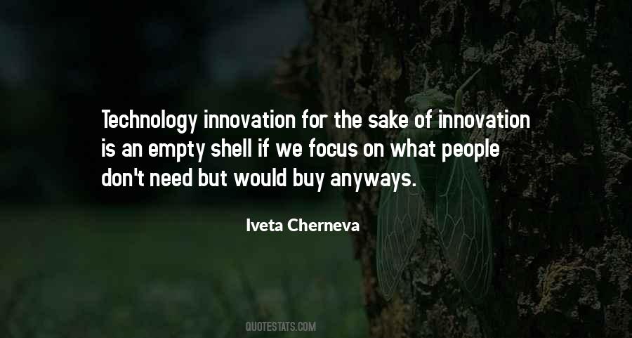 Quotes About Technology Innovation #630073