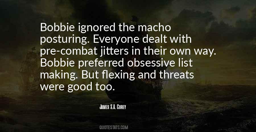 Quotes About Making Threats #789168