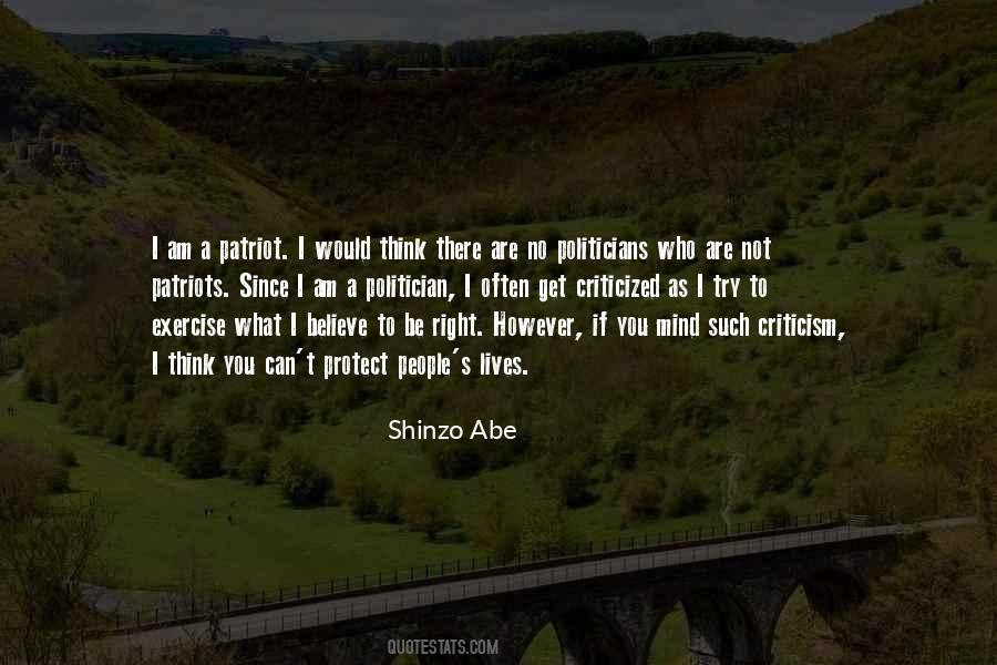 Shinzo Quotes #1181427
