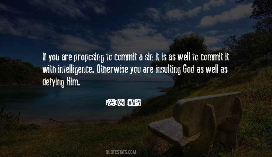 Quotes About Insulting God #756983